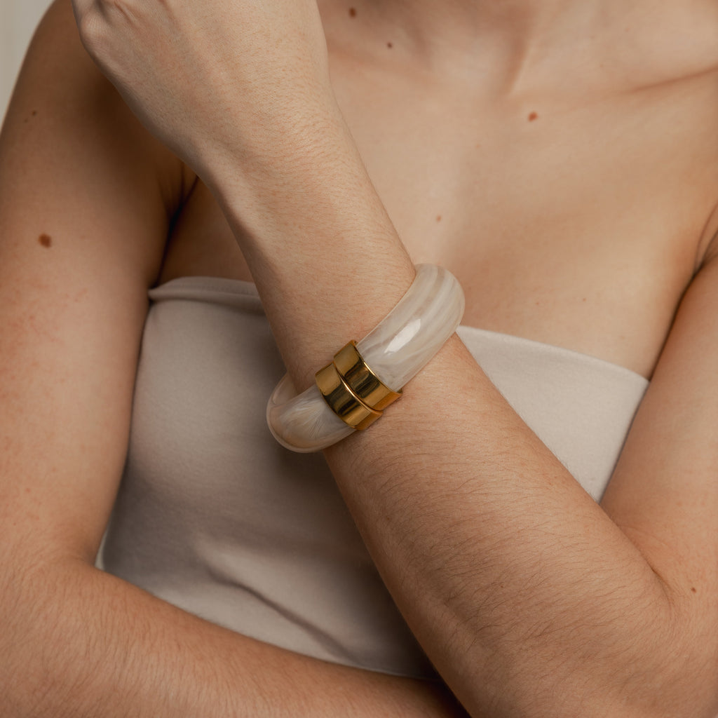 Brazalete Grego Beige