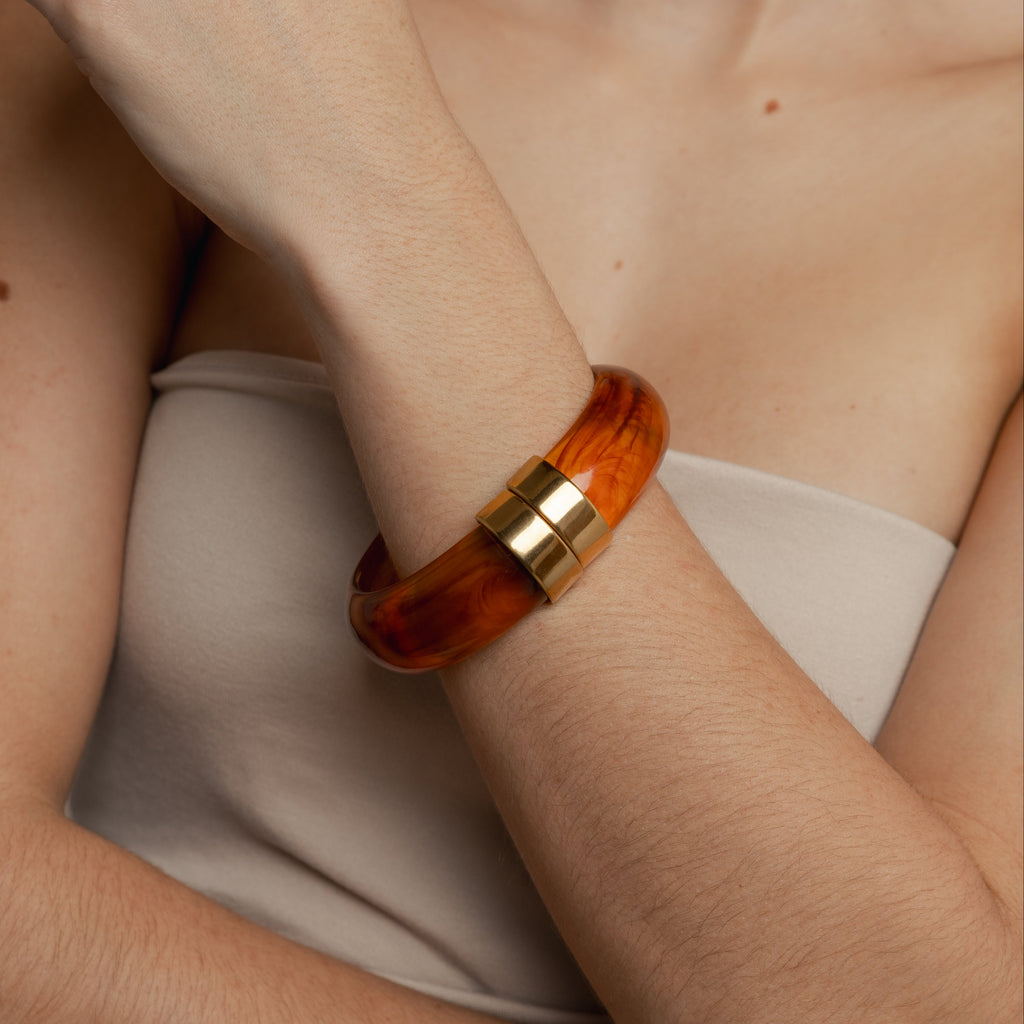 Brazalete Grego Ámbar