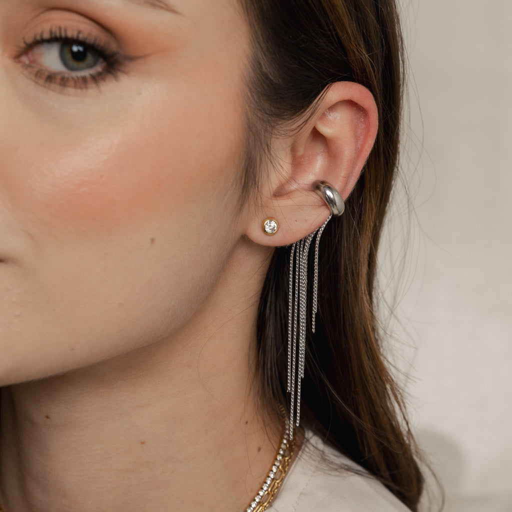 Ear cuff Destello Silver