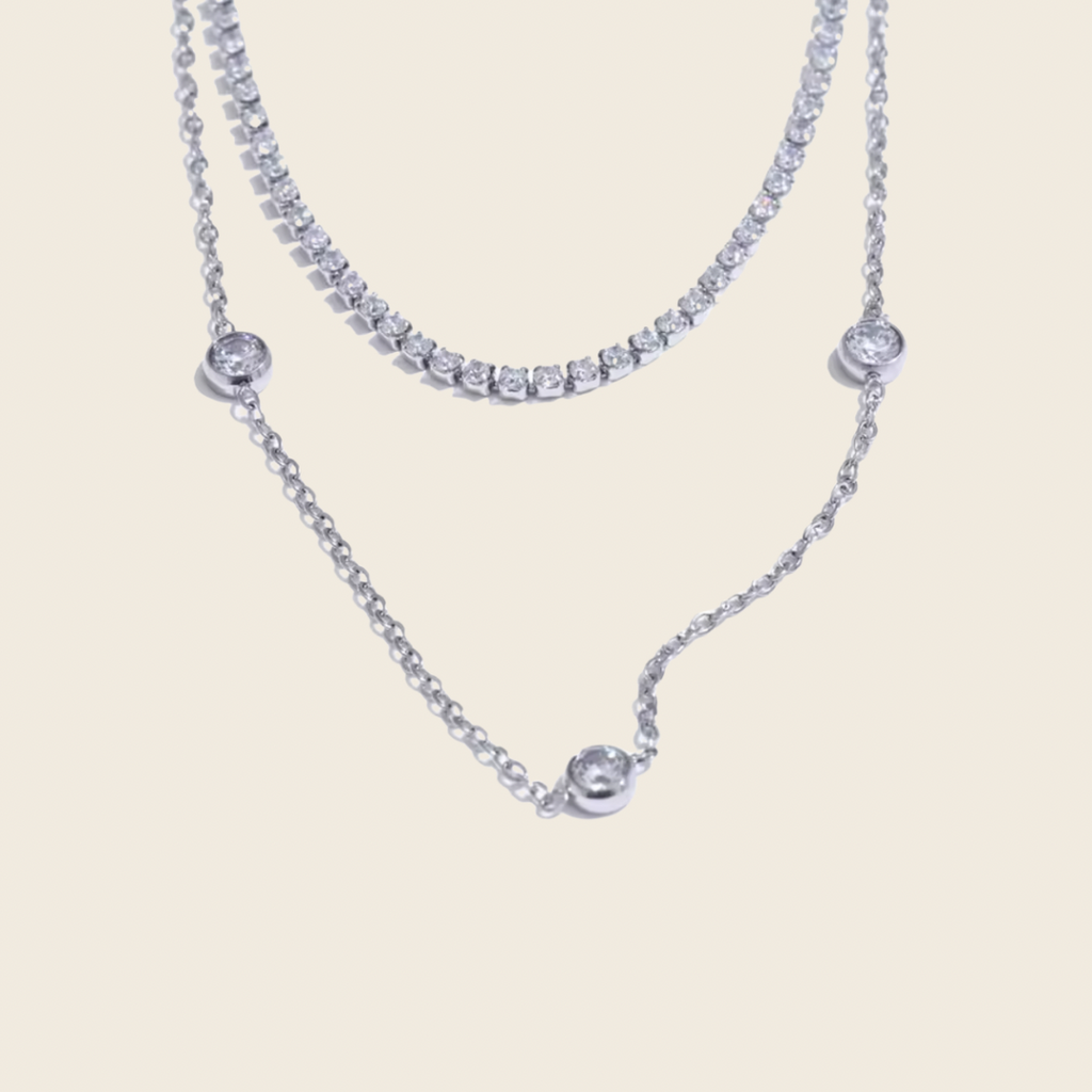Set Cadenas Iris Silver