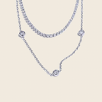 Set Cadenas Iris Silver