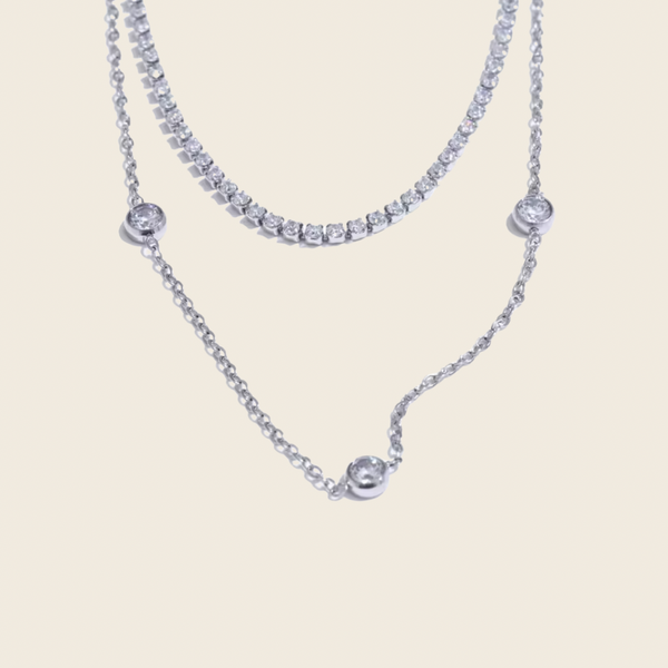 Set Cadenas Iris Silver