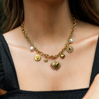 Collar Corazón de fuego