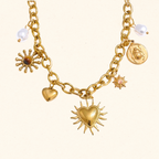 Collar Corazón de fuego