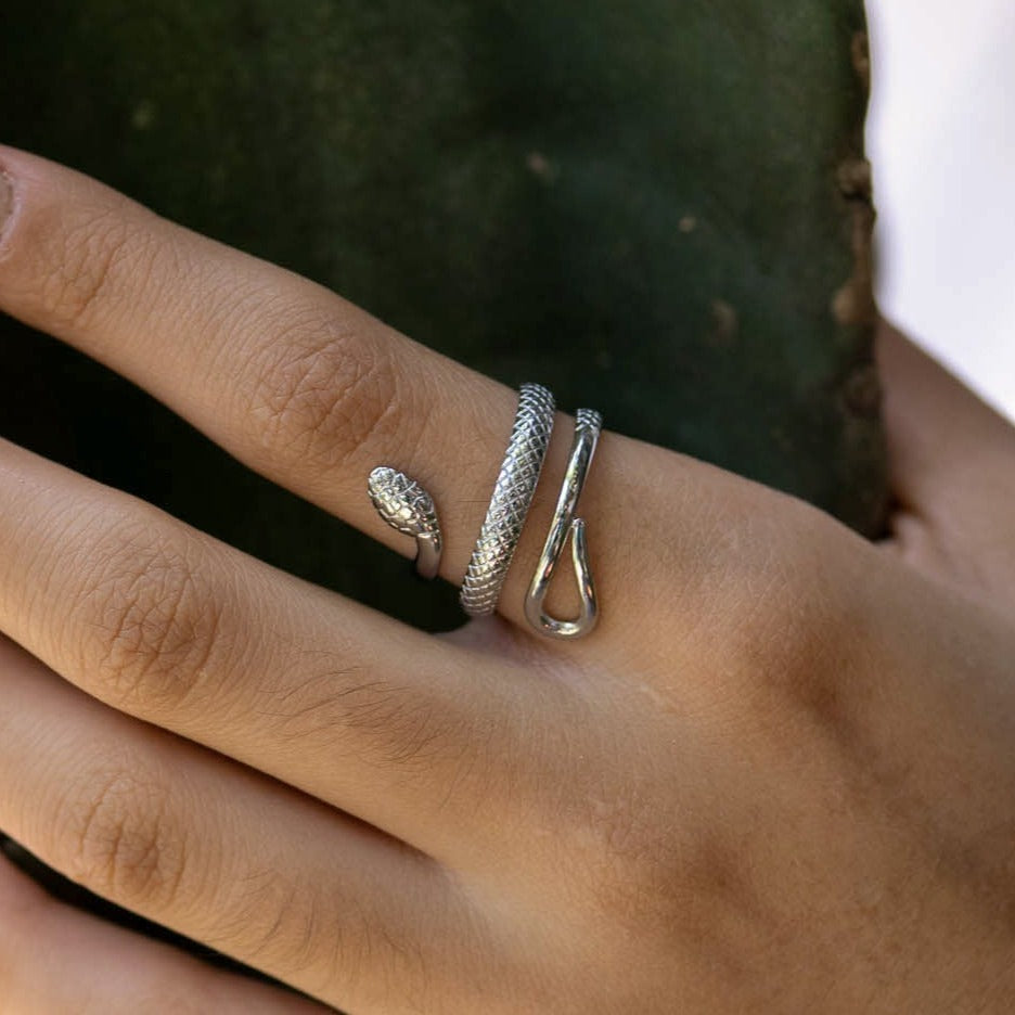 Anillo Snake Silver