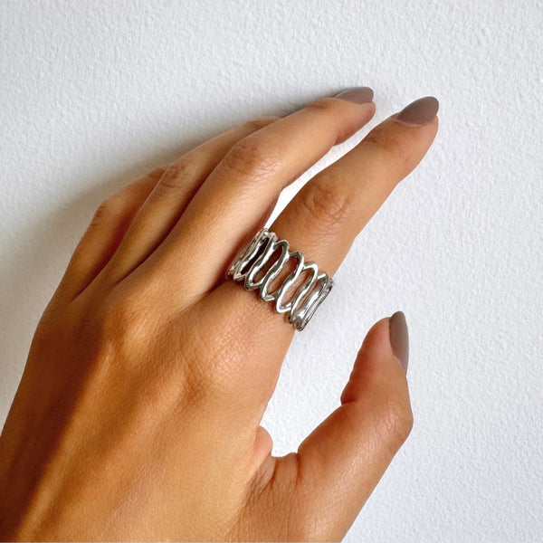 Anillo Nacar Silver