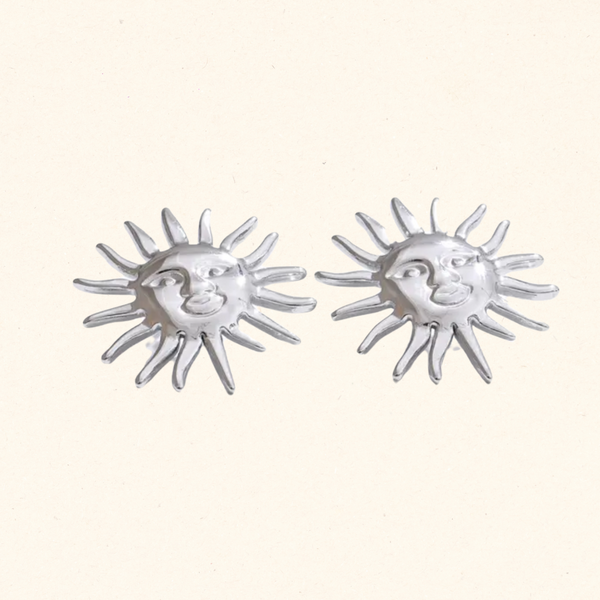 Aretes Mirada del Sol Silver