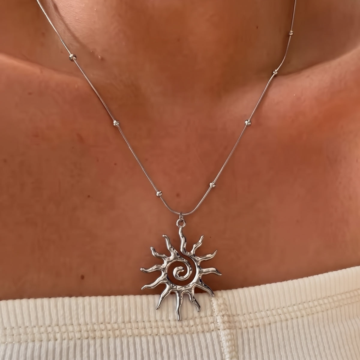 Collar Solaris Silver