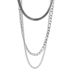 Set cadenas Grata Silver