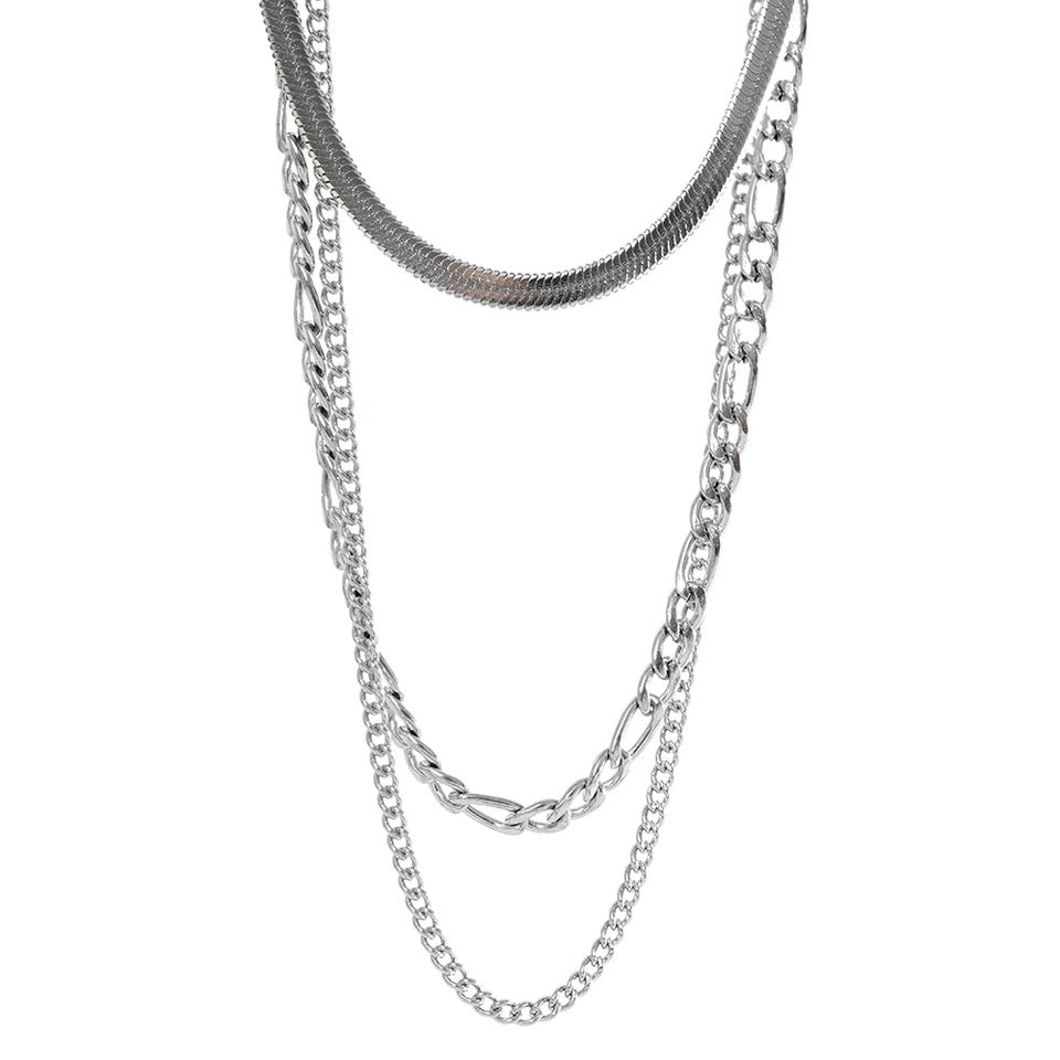 Set cadenas Grata Silver