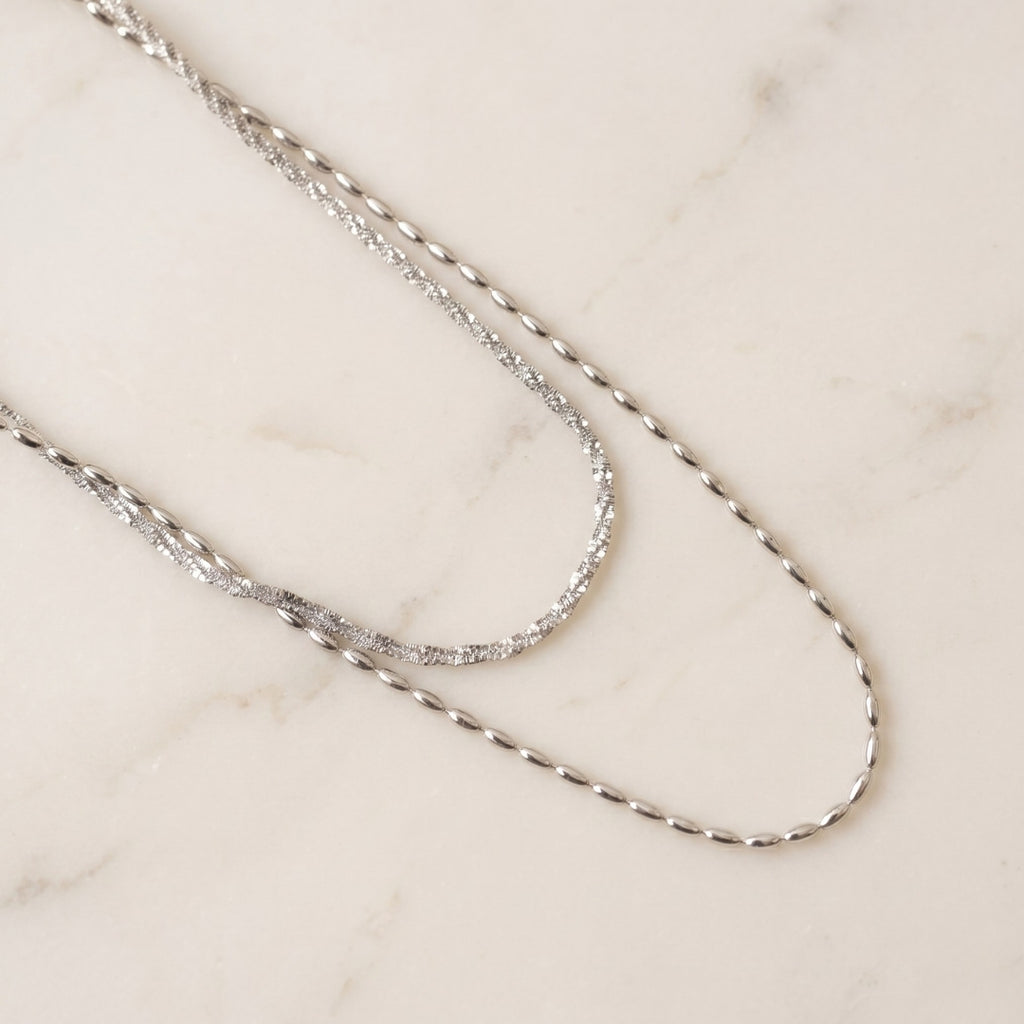 Set cadenas Lia Silver